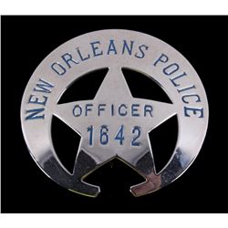 Early New Orleans Police Officer Badge