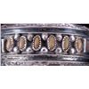 Image 3 : Navajo Silver Bracelet with Ivory Stones