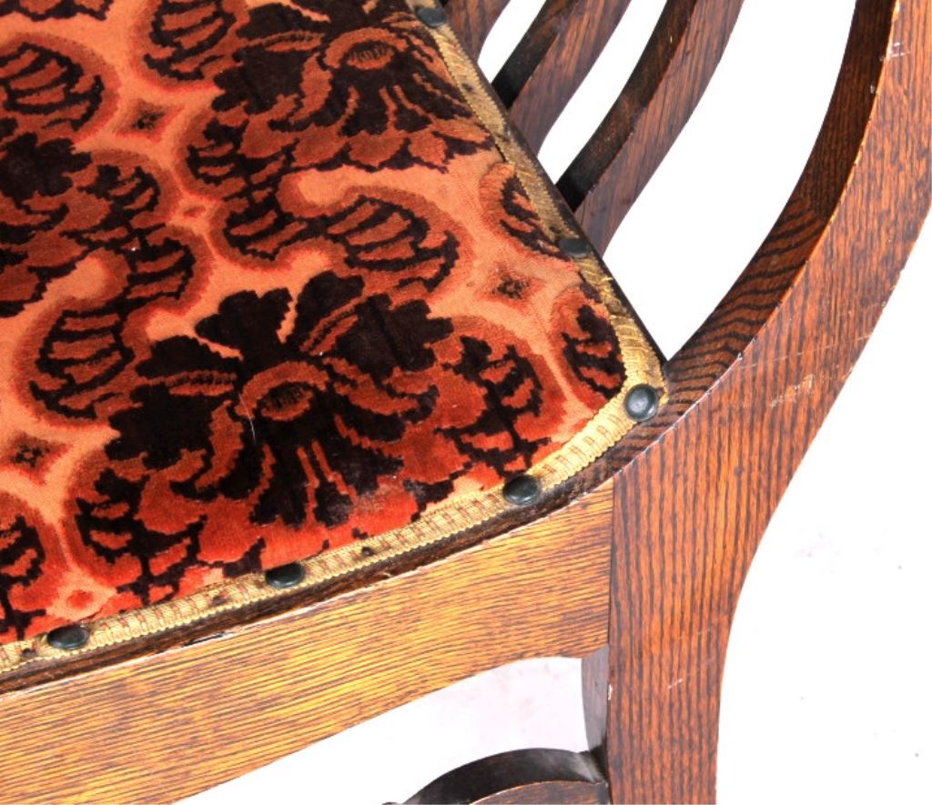 Man of the North Wind Carved Chair 19th Century