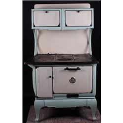 Antique Cast Iron Porcelain Cook Stove