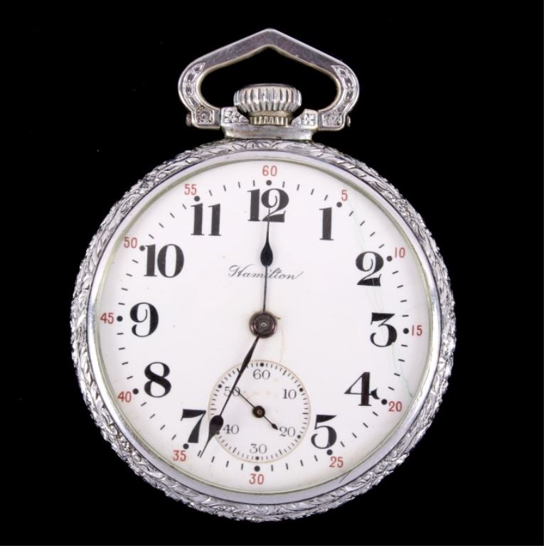Hamilton 974 Railroad Pocket Watch circa 1915