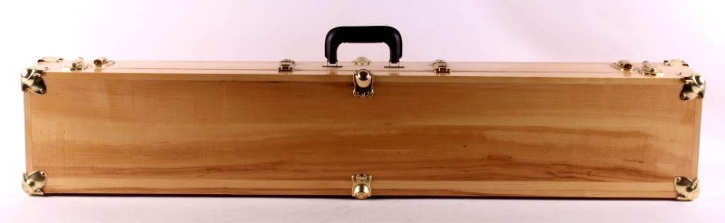 Custom Made Solid Maple Wood Gun Case