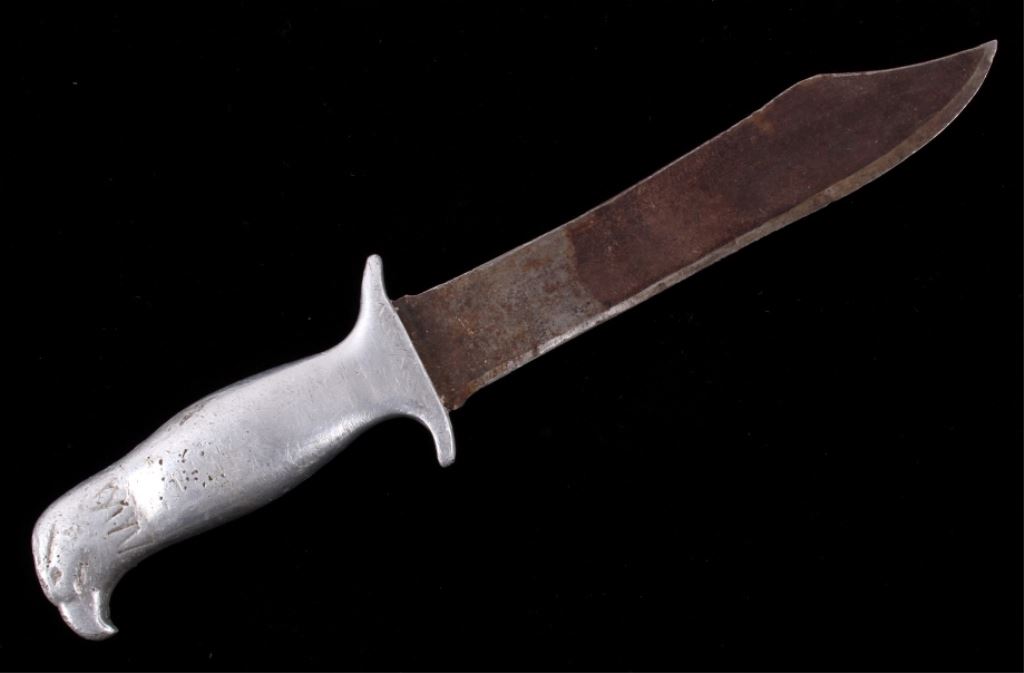 WWII German Eagle Head Fighting Trench Knife