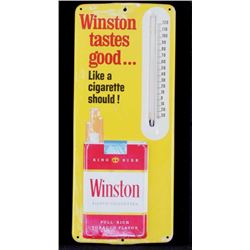 Winston Cigarette Advertising Thermometer