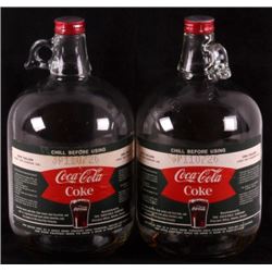 Coca Cola Fishtail Syrup Bottles
