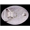 Image 5 : Inlaid Chip Turquoise & Coral SSI .88 Belt Buckle