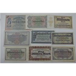 German Inflation Issues Assortment