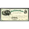Image 1 : Certificate for Irish National Bonds for the Fenian Brotherhood Specimen. 186x.