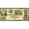 Image 1 : Republic of Texas, 1839-41 Fourth Issue