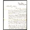 Image 1 : Francis E. Spinner  1846 Handwritten and Signed Letter from the Howard Hotel, NYC.