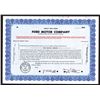 Image 1 : Ford Motor Co., Partly Paid Stock, 1960 Specimen Stock Certificate.