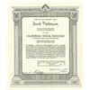 Image 1 : California Stock Exchange Unframed Membership Certificate.