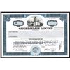 Image 1 : Santa Barbara Bancorp, 1989 Specimen Stock Certificate.