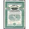 Image 1 : City of Calgary, Province of Alberta. Specimen Bond. 1908.