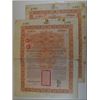 Image 1 : Chinese Imperial Government 4-1/2% 1898 Kaiserlich Bonds. £100 Bond Pair.