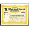 Image 1 : Philippine Lumber & Commercial Co., 1903 Issued Stock Certificate.