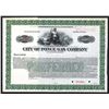 Image 1 : City of Ponce Gas Company Specimen Shares. 1915.