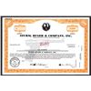 Image 1 : Sturm, Ruger & Co., Inc. 1969 Specimen Stock Certificate.