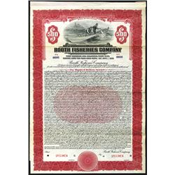 Booth Fisheries Co. 1926 Specimen Bond.