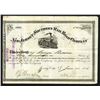 Image 1 : New Jersey Southern Rail Road Co., 1876 Stock Certificate.