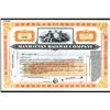 Image 1 : Manhattan Railway Company, ca.1900 (reissued in 1940) Specimen Stock Certificate.