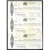 Image 1 : Bank of Australasia 1860's Proof Bill of Exchange Uncut Sheet of 3 Exchanges.