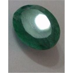 13.25 CARAT EMERALD *EXTREMELY RARE VERY LARGE* GEMSTONE OVAL CUT AND FACETED GEM!! GEM CAME OUT OF