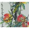 Image 4 : Chinese WC Scroll Peaches Fu Zizhao b. 1928