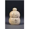 Image 1 : Chinese Ivory Snuff Bottle Landscape Scene