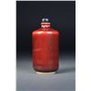 Image 1 : Chinese Red Glazed Porcelain Snuff Bottle Kangxi