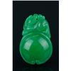 Image 1 : Chinese Emerald Green Jadeite Dragon Pendant