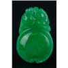 Image 3 : Chinese Emerald Green Jadeite Dragon Pendant