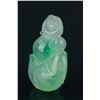 Image 2 : Fine Chinese Icy Jadeite Fish & Pearls Pendant