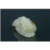 Image 2 : Fine Chinese White Jade Carved Recumbent Dog