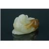Image 3 : Fine Chinese White Jade Carved Recumbent Dog