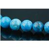 Image 3 : Turquoise Necklace in Agate Beads