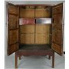 Image 3 : 1800's Chinese Wood Cabinet Tiger Patterned Doors