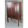 Image 6 : 1800's Chinese Wood Cabinet Tiger Patterned Doors