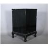 Image 7 : Black Lacquer Corner Cabinet Inlaid Hardstone