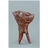 Image 2 : Horn Carved Libation Cup with Chilong Carving