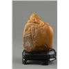 Image 2 : Fine Chinese Shoushan Stone Boulder Carved Chilong