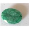 Image 1 : 14.00 CARAT EMERALD *RARE HUGE* OVAL CUT AND FACETED GEMSTONE!! GEMSTONE CAME OUT OF SAFE!!