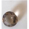 Image 1 : 22.45 CARAT SMOKEY TOPAZ *RARE HUGE* ROUND CUT AND FACETED GEMSTONE!! GEMSTONE CAME OUT OF SAFE!!