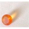 Image 1 : .60 CARAT *EXTREMELY RARE* MEXICAN FIRE OPAL ROUND CUT AND FACETED GEMSTONE!! GEMSTONE CAME OUT OF S
