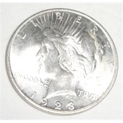 1923 PEACE SILVER DOLLAR *NICE EARLY-MS HIGH GRADE 3RD YEAR U.S SILVER DOLLAR*!! SILVER DOLLAR CAME