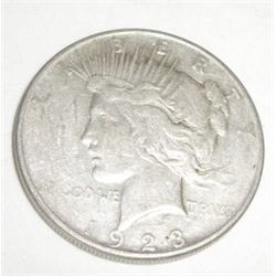 1923-D PEACE SILVER DOLLAR *NICE EARLY-DENVER MINT 3RD YEAR U.S SILVER DOLLAR*!! SILVER DOLLAR CAME