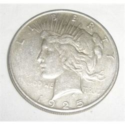 1925 PEACE SILVER DOLLAR *NICE EARLY U.S SILVER DOLLAR*!! SILVER DOLLAR CAME OUT OF SAFE!!
