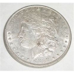 1887 MORGAN SILVER DOLLAR *NICE EARLY U.S SILVER DOLLAR*!! SILVER DOLLAR CAME OUT OF SAFE!!