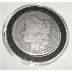 1904-S *EXTREMELY RARE KEY DATE* MORGAN SILVER DOLLAR *NICE EARLY FINE U.S SILVER DOLLAR*!! SILVER D