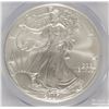 Image 2 : 2007 AMERICAN SILVER EAGLE, PCGS MS-70! PERFECT!